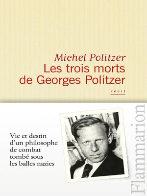 cover image of Les trois morts de Georges Politzer